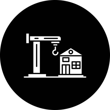 Yapı simgesinin vektör illüstrasyonu