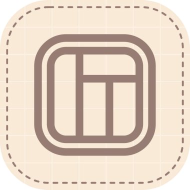 Modern b 'nin vektör illüstrasyonu eksik simgesi