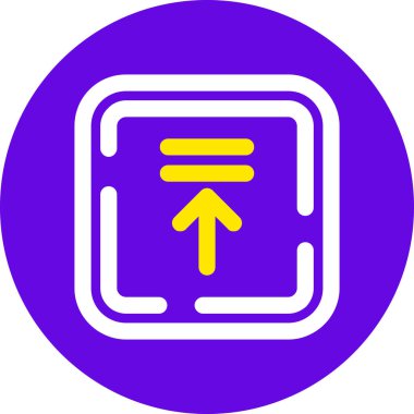 Eğilim biçimi izole edilmiş arkaplanda yön ok simgesi