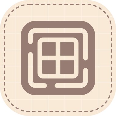 Modern b 'nin vektör illüstrasyonunda müziğin eksik simgesi