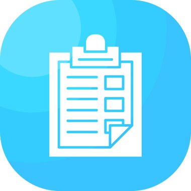 Belge. Web simgesi basit illüstrasyon