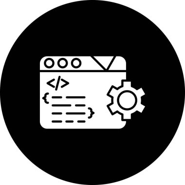 Web simgesi vektör illüstrasyonu