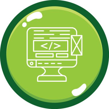 seo modern simgesinin vektör illüstrasyonu