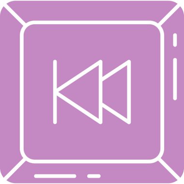 Müzik çalar simgesinin vektör illüstrasyonu