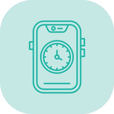 Alarm saati, basit vektör çizimi tasarımı