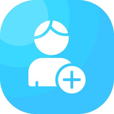 Soyut arkaplanda kullanıcı simgesi izole edildi