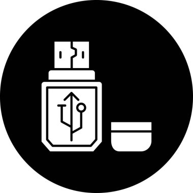 Mumlu bir şişenin vektör çizimi