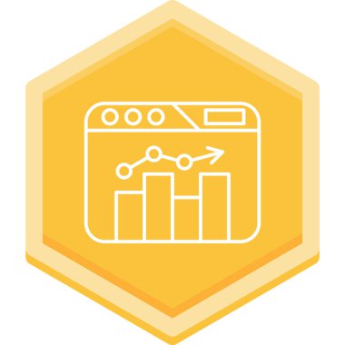 İş ve modern simgenin vektör illüstrasyonu