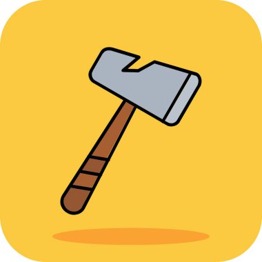 Balta simgesi, vektör tasarımı