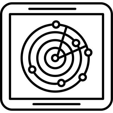 hedef simge vektör illüstrasyonu