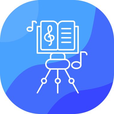 müzik enstrümanı renk vektör illüstrasyonu