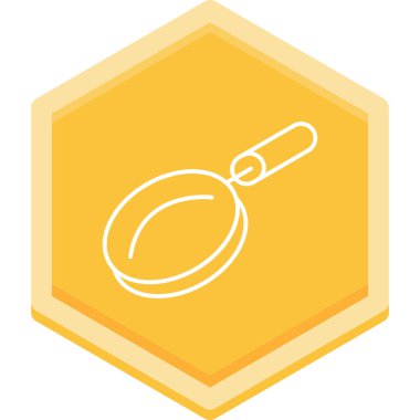 Büyütme cam simgesi, vektör illüstrasyon tasarımı