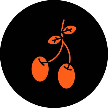 Gıda simgesinin vektör illüstrasyonu