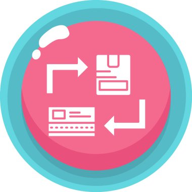 bilgisayar simgesi vektör illüstrasyonu