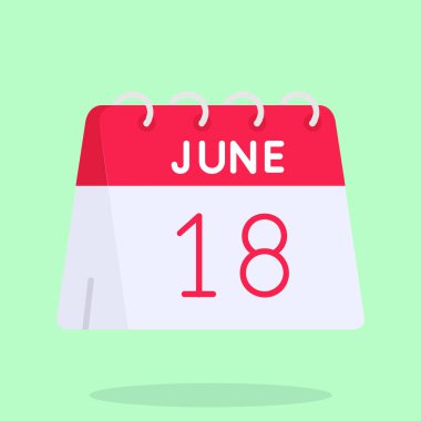 Günlük tarihli 19 Mayıs takvimi simgesi. takvim tarihi vektör illüstrasyonu.