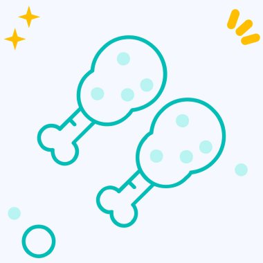 Siyah çizgi Candy simgesi beyaz arkaplanda izole edildi. Vektör