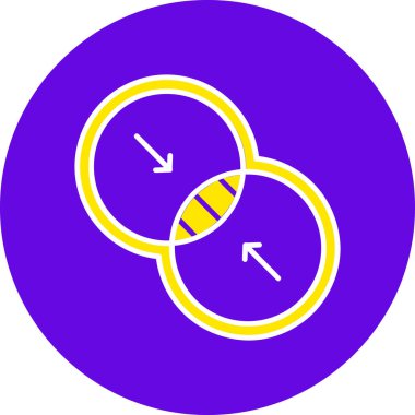 DNA dairesi olan yuvarlak bir simgenin gösterimi