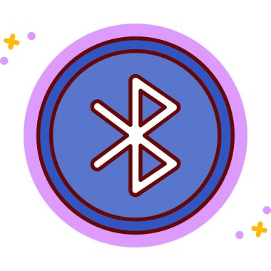 Müzik simgesinin vektör illüstrasyon simgesi