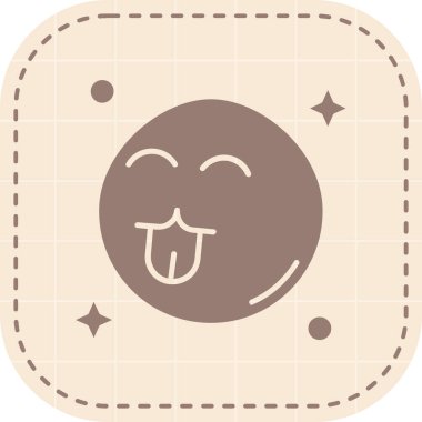 emoji yüz simgesinin vektör illüstrasyonu