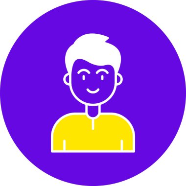 İnsan simgesinin vektör illüstrasyonu