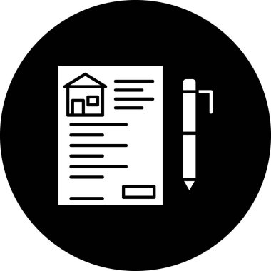 Kişisel ve ticari kullanım için vektör emlak simgesi.