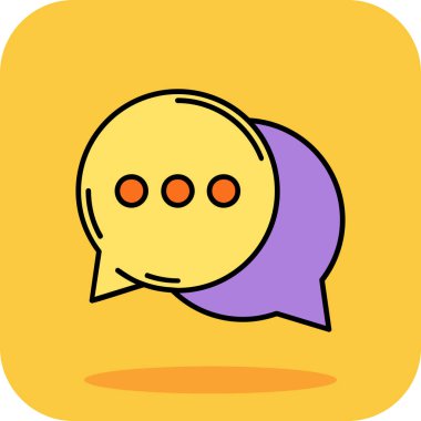 konuşma balonu ikonu vektör illüstrasyon tasarımı