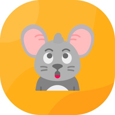 şirin fare çizgi film vektör çizimi grafik tasarımı