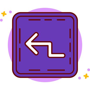 ok simgesi vektör illüstrasyonu