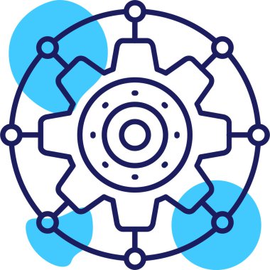 Teçhizat Web simgesi basit illüstrasyon