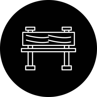 Modern b 'nin vektör illüstrasyonu eksik simgesi