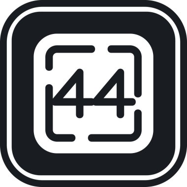 4 4 simge vektör illüstrasyonu