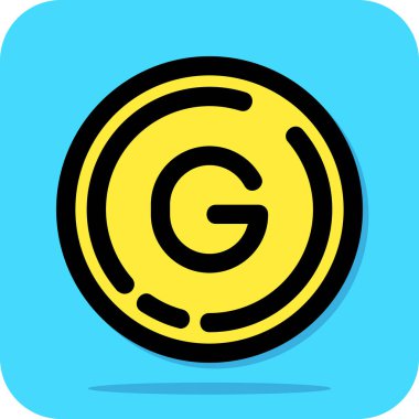 Sikke Simgesi vektör illüstrasyonu