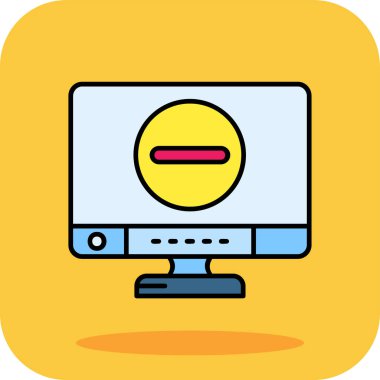 Bilgisayar. Web simgesi vektör illüstrasyonu