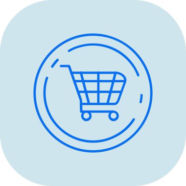 Sepet Simgesi vektör illüstrasyonu