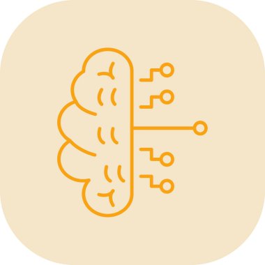 Bulut. Web simgesi basit illüstrasyon