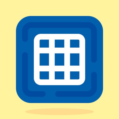 Hesap makinesi vektör simgesi. düz simge sembolü. Hesap makinesi vektör çizimi. hesap makinesi simgesi eps