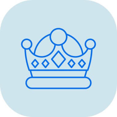 Kraliyet tacı. basit tasarım vektörü