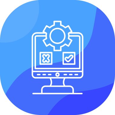 dizüstü bilgisayar simgesi, vektör illüstrasyonu