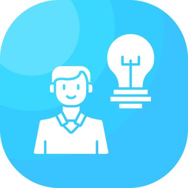 Lambalı bir adamın vektör çizimi