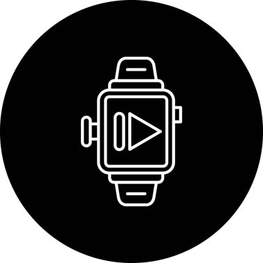 smartwatch vektör düz simgesi