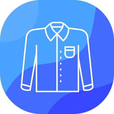 shirt simgesi vektör illüstrasyonu