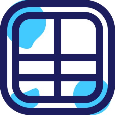 harita simgesi vektör illüstrasyonu