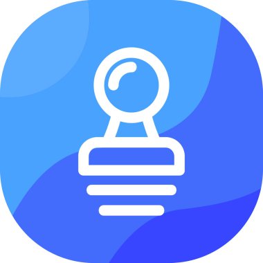 Harita konumu simgesi doldurulmuş - taslak biçimi