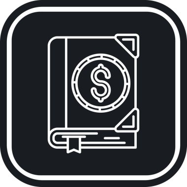 Kişisel ve ticari kullanım için vektör dolar simgesi.