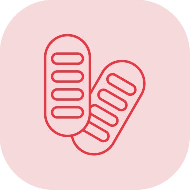 Gıda simgesinin vektör illüstrasyonu