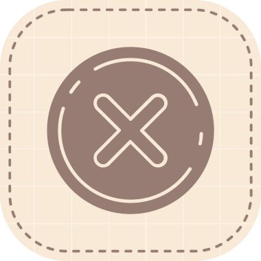 Benzersiz çikolata vektör simgesi