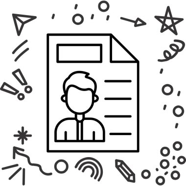 İş dünyasındaki kimlik tanımlama simgesi - yönetim kategorisinde