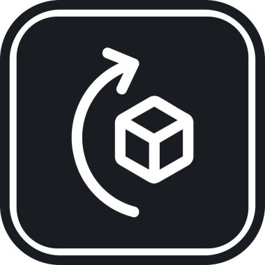 Vektör kutusu ico, vektör illüstrasyonu