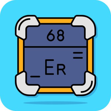 bir 6 metre simgesi, çizgi film stili