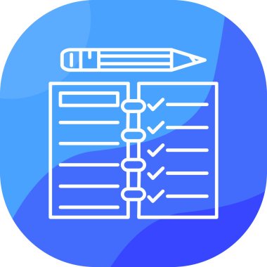 Kalem. Web simgesi basit illüstrasyon